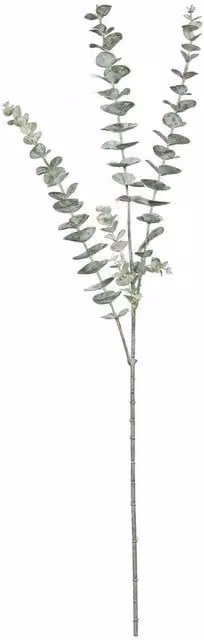Kingsbury Gifts Artificial Eucalyptus Spray in Grey, Green and Silver, Height: 78 cm