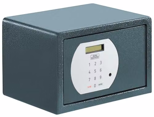 Burg-Wächter Pure-Safe PS 110 E Furniture Safe with Electronic Combination Lock, Anthracite, W/D/H: 28.0 x 18.0 x 20.0 cm