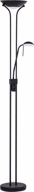 Litecraft Mother and Child Modern Floor Lamp in Black with Bulbs