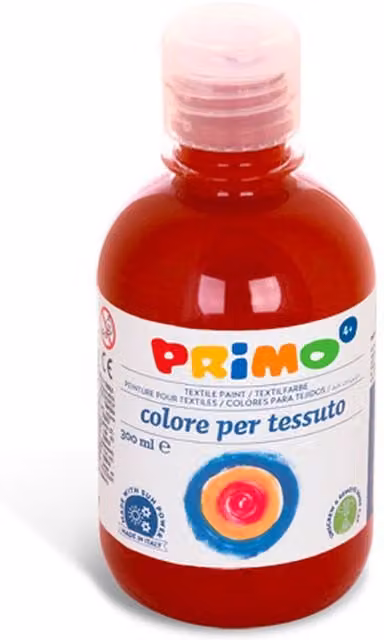 Primo Burnt Siena Textile Paint, Brown, 300ml