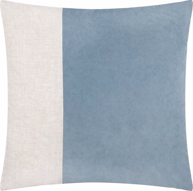 Make It A Home Morden Soft-Washed Velvet Cushion in Blue