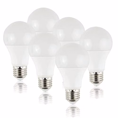 MiniSun Pack of 6 10W LED E27 GLS Energy Saving Bulbs, 6500K Cool White