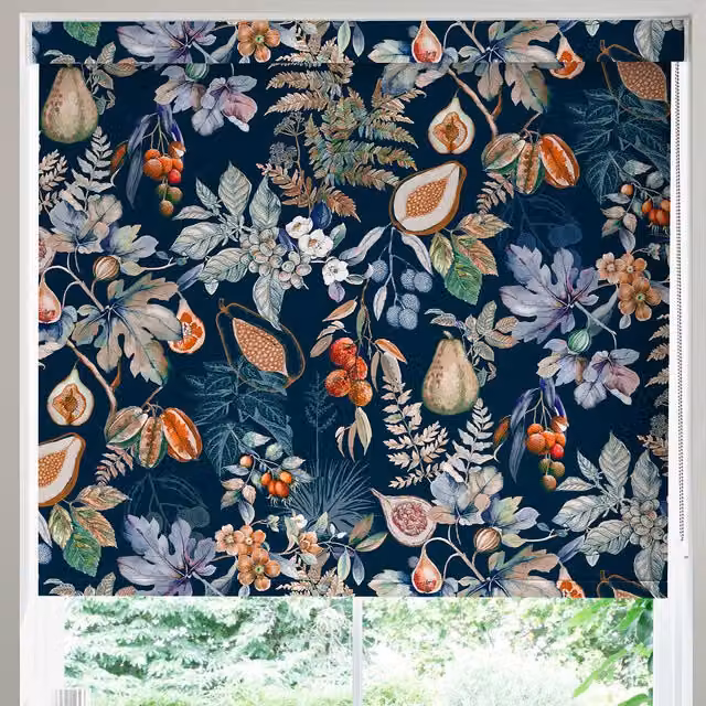 Rosales Made to Measure Multicolour Nature Graphic Blackout Roller Blind