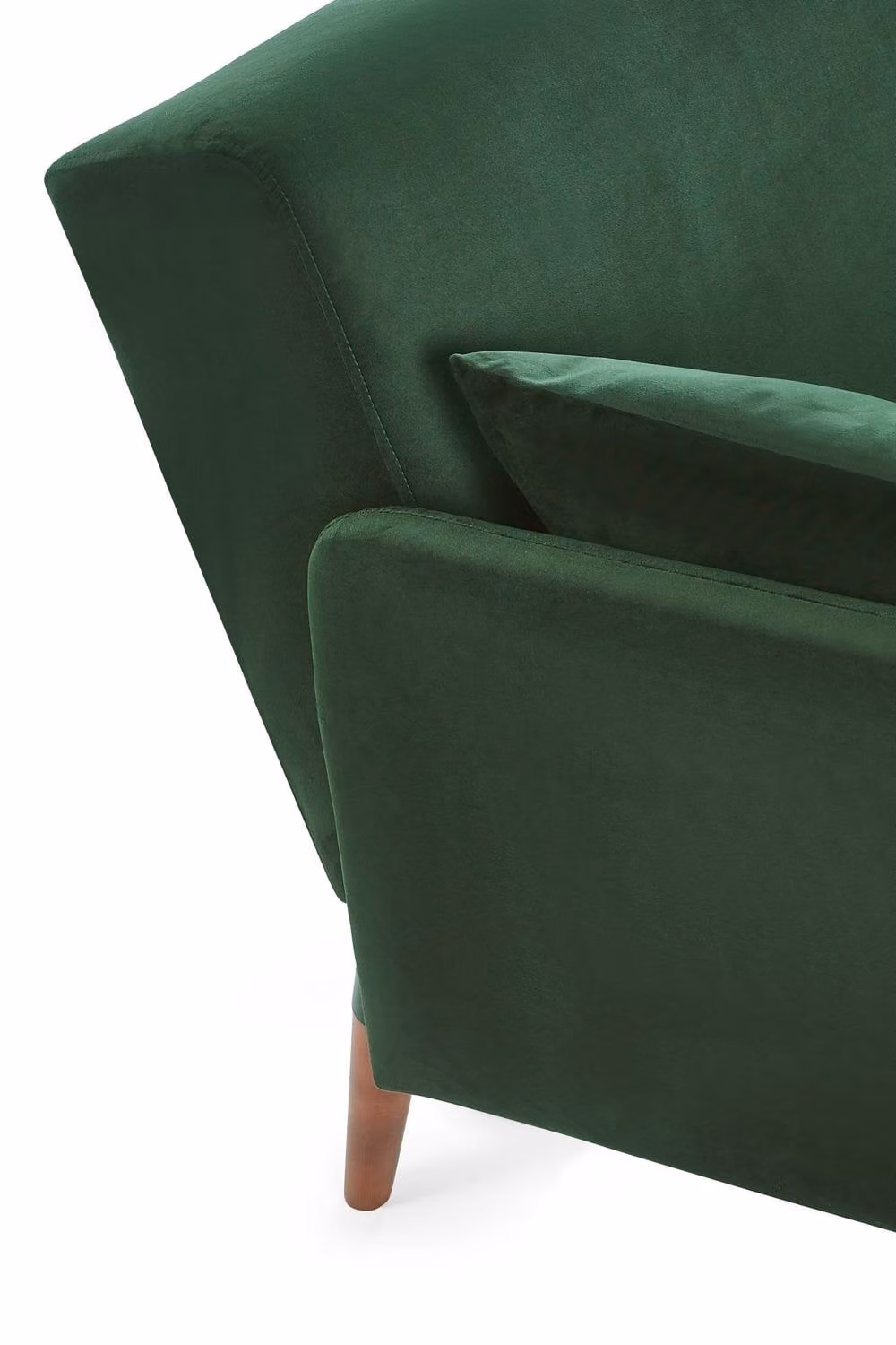 Julian Bowen Andi Green Velvet Fabric 3 Seater Sofa Bed – 4