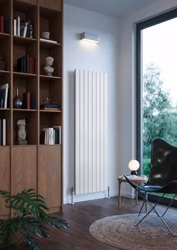 Terma Steel Single Panel Wall Mounted Radiator, White, H x W: 180.0 x 58.8 cm – 3