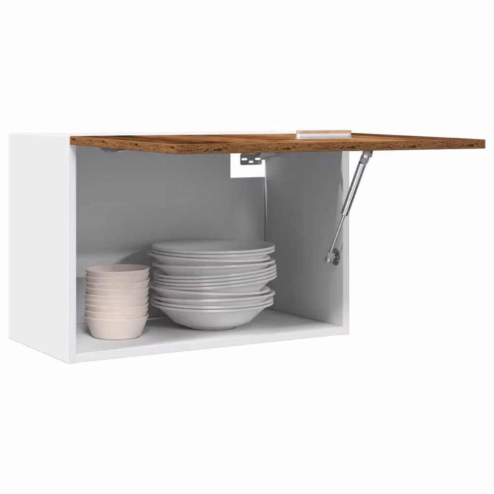 Berkfield Home Lyon Hanging Cabinet in Old Wood Brown, W/D/H: 60 x 31 x 40 cm – 2