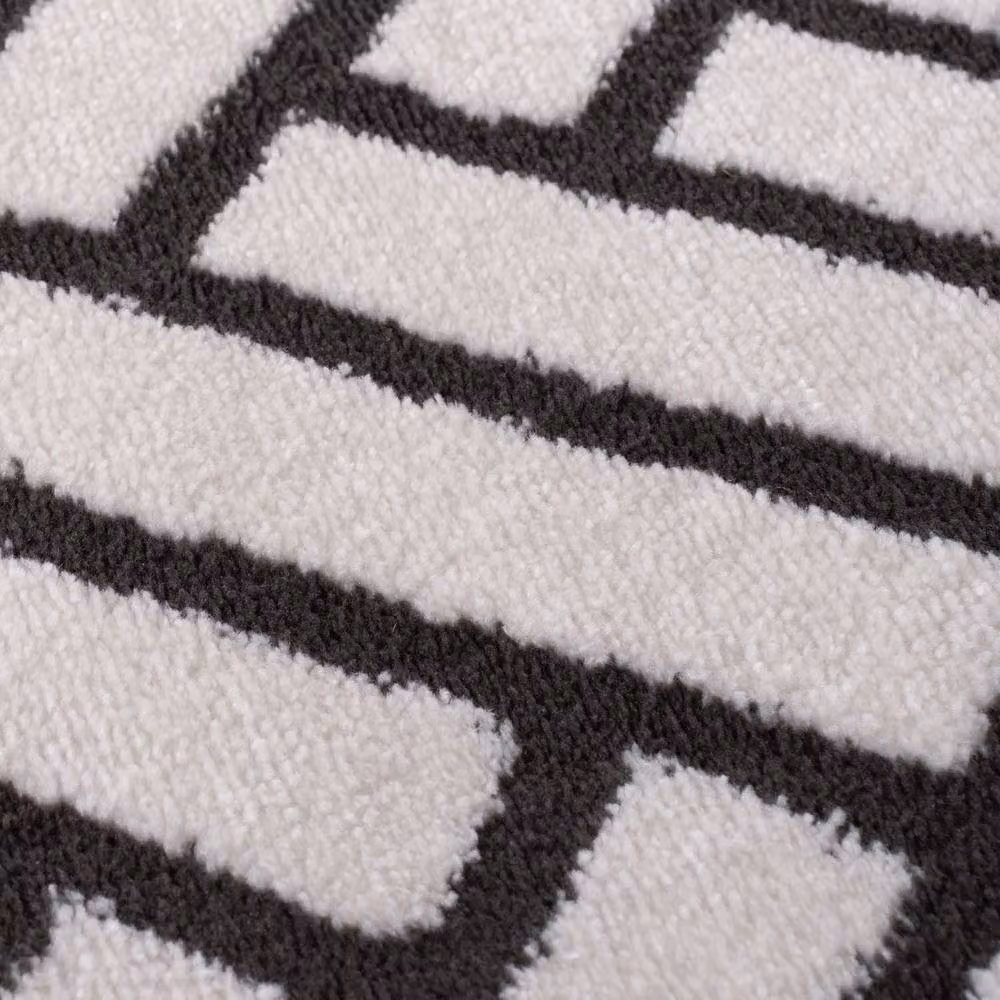 THE RUGS Loft Herringbone Soft Pile Area Rug, Dark Grey, W: 120 cm, L: 170 cm – 5