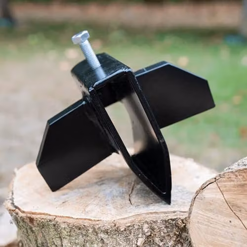 The Handy TH66525 4-Way Log Splitting Wedge in Black for THLS Vertical Log Splitters – 3