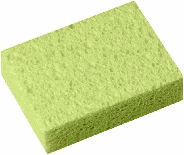 Superbright Cellulose Sponge Scourers, Green, Pack of 3