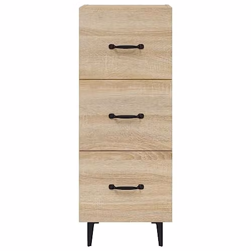 vidaXL Sideboard in Sonoma Oak Brown, W/D/H: 34.5 x 20.0 x 90.0 cm – 2