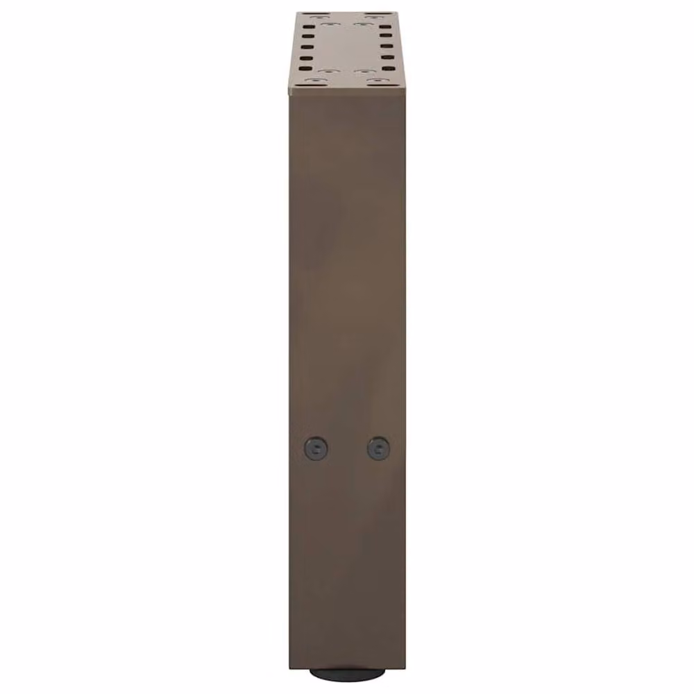 Berkfield Home Steel Coffee Table Legs, Grey, 2 Pieces, H: 40 cm, W: 30.5 cm, D: 30.5 cm – 5