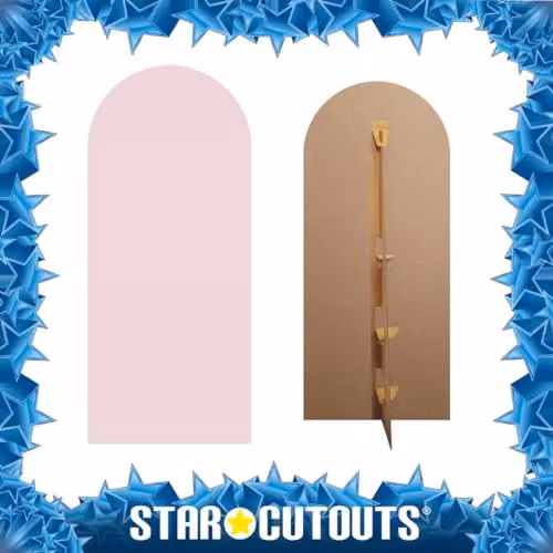 Star Cutouts XQ002 Blush Pink Sailboard Backdrop Cardboard Cutout, Height: 185 cm – 2