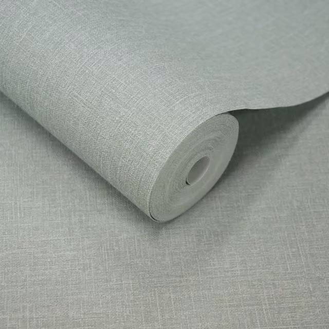 Grandeco Scrubbable Plain Wallpaper in Turquoise and Petrol