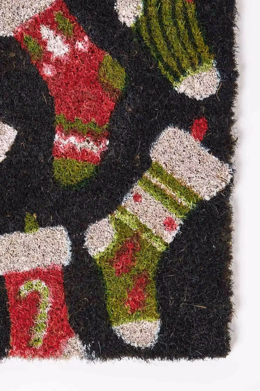 Homescapes Christmas Stockings Non-Slip Coir Doormat, W: 60 cm, D: 40 cm – 2