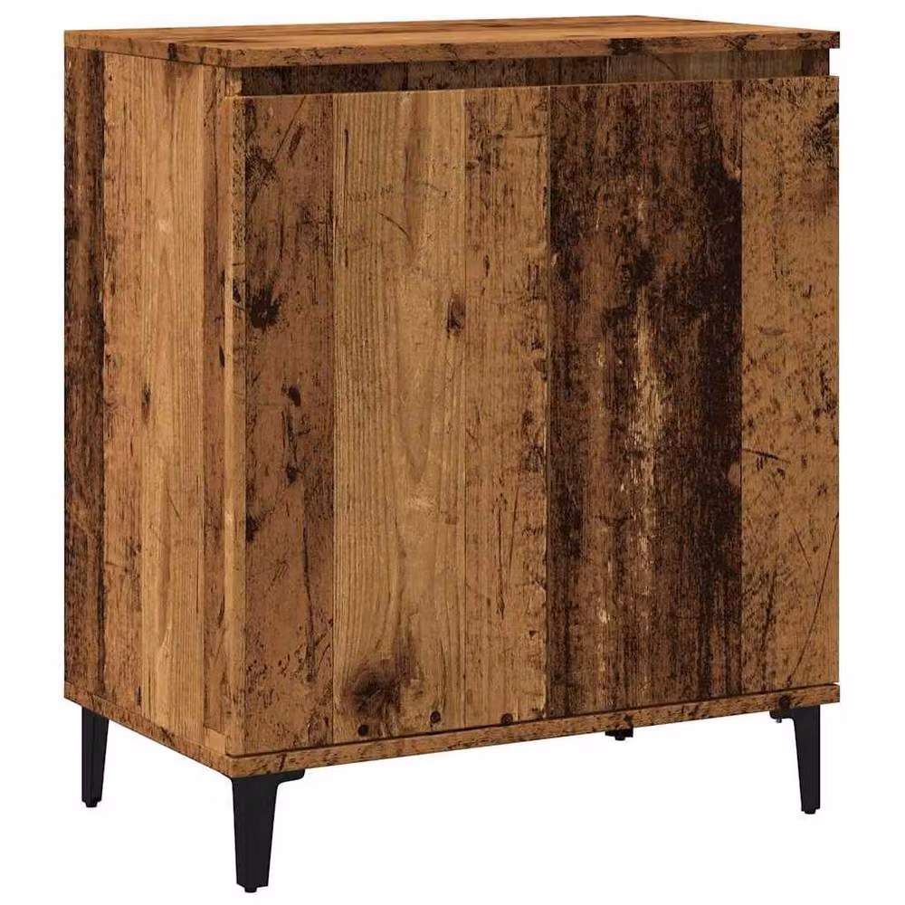 Berkfield Home Rustic Old Wood Sideboard in Brown, W/D/H: 60 x 35 x 70 cm – 3