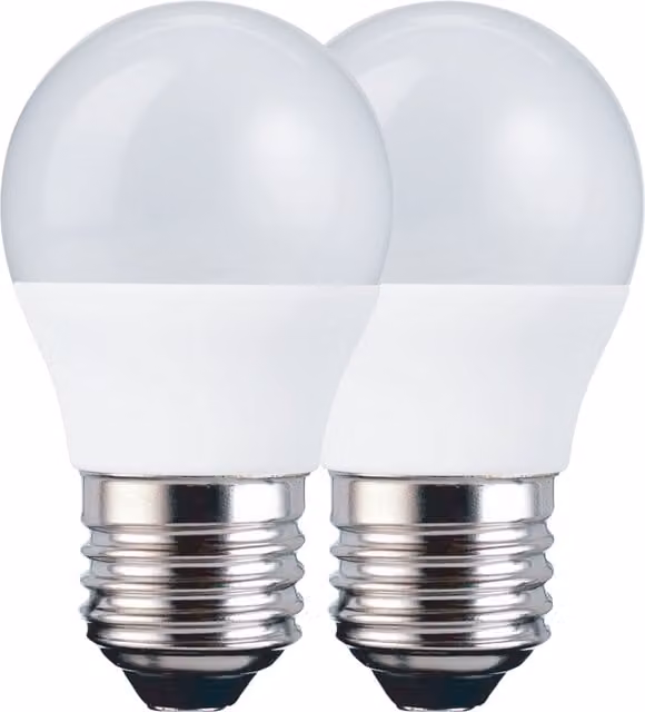 TCP LED Mini Globe 810L E27 Bulbs in Warm White