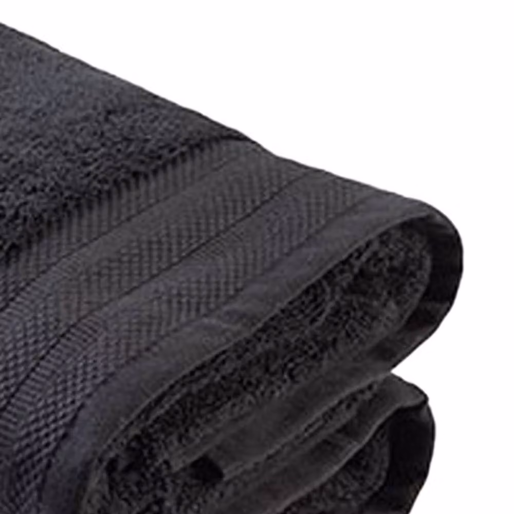 ARTG Excellent Deluxe Cotton Terry Bath Towel in Black – 2