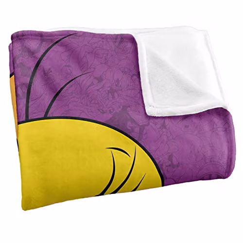 Warner Brothers Looney Tunes Silky Touch Super Soft Fleece Throw Blanket, Multicolour and White, W/D/H: 152 x 127 cm – 2