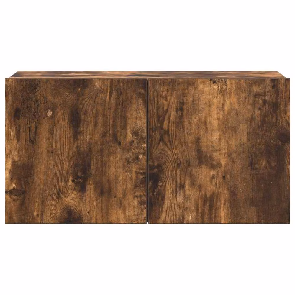 Berkfield Home Classic 4 Piece TV Cabinet Set in Smoked Oak Brown Engineered Wood – 3