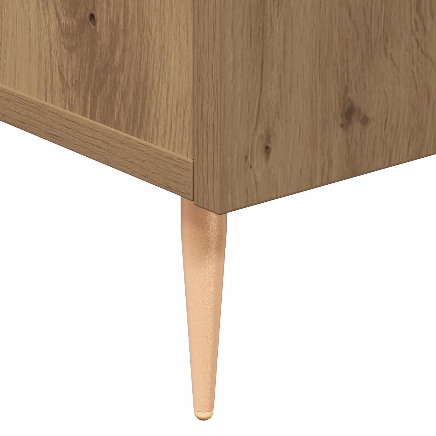 Berkfield Home Artisan Oak Sideboard in Brown, W/D/H: 90 x 34 x 80 cm – 4