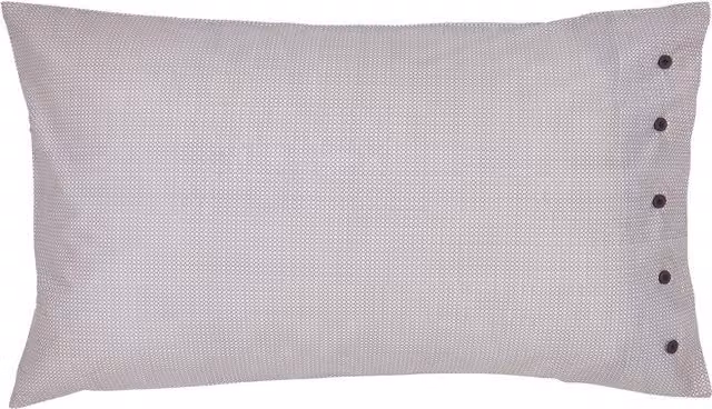 Bedeck of Belfast Claudia Dotted Cotton and Lyocell Standard Pillowcase Pair, Pink