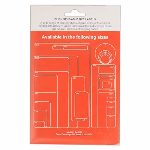 Blick White Self Adhesive Address Labels, Rectangular, 160 Pack – 2