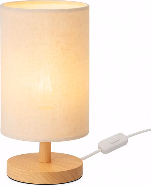 Harper Living Modern LED Tabletop Lamp with Touch Control and USB in White, Beige and Multicolour