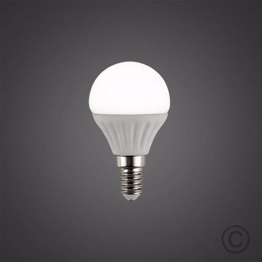 ValueLights Pack of 2 4W E14 Golfball LED Bulbs, Cool White – 2