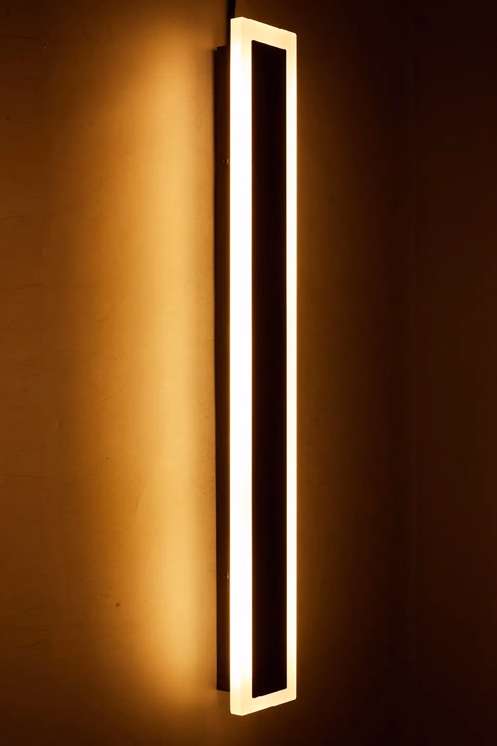 Living and Home Black IP65 Waterproof Outdoor LED Wall Light with Cord – 5