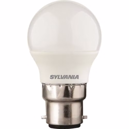 Sylvania LED B22 Bulb, 2.5W (25W Equivalent), Warm White 2700K, Opal White