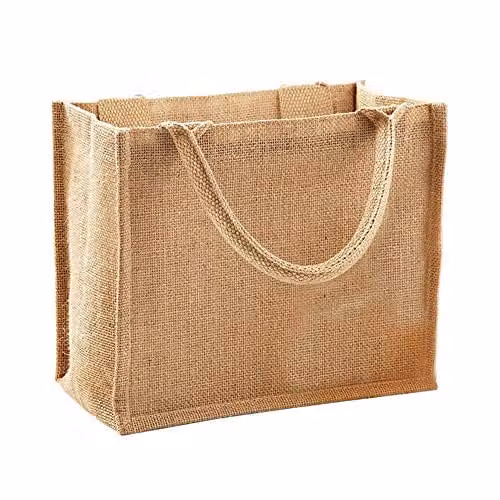 Westford Mill Jute Mini Gift Bag in Beige