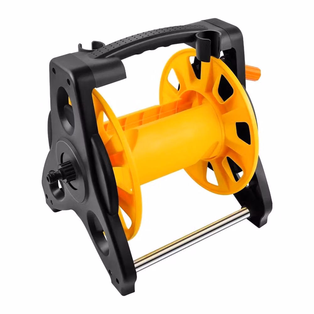 NESTLUNE Retractable Garden Hose Reel with 30m Hose in Yellow – 3