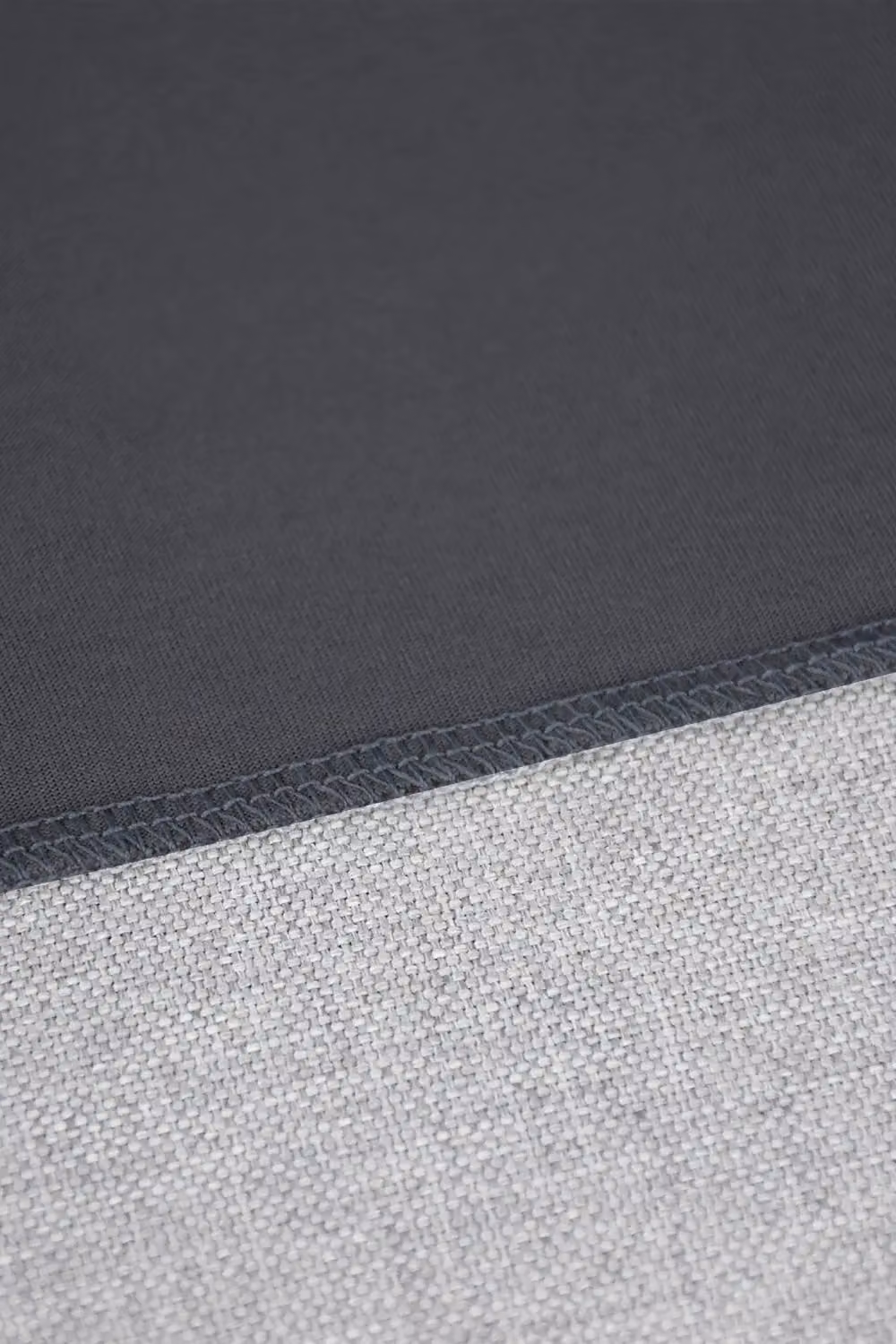 Neel Blue Set of 2 Plain Square Polyester Cushion Covers in Grey, W/D/H: 45 x 45 cm – 4