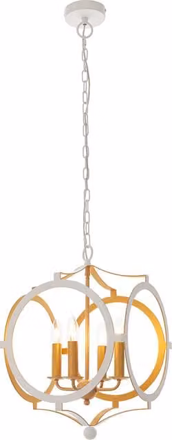 Perch & Parrow Patek Classic Gold Pendant in White and Gold/Brass