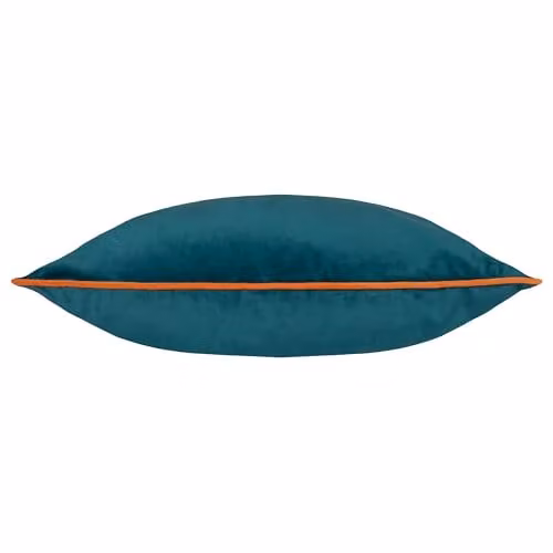 Riva Home Meridian Signature Collection Square Velvet Cushion in Turquoise Blue, 55 x 55 cm – 2