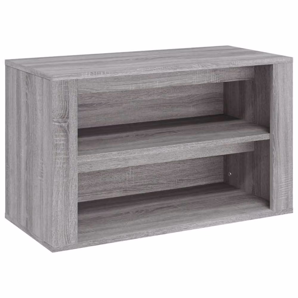 Berkfield Home Grey Sonoma Shoe Rack, W: 75 cm, D: 35 cm, H: 45 cm – 2