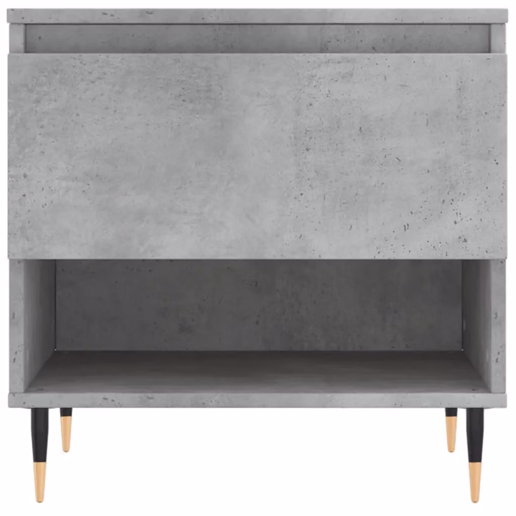 Berkfield Home Set of 2 Concrete Grey Modern Coffee Tables, W/D/H: 50 x 46 x 50 cm – 2