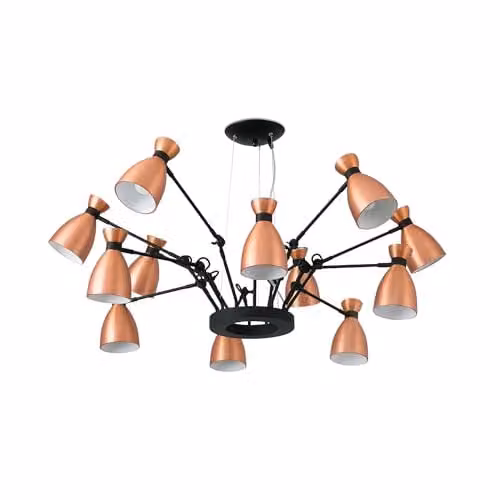 Faro Barcelona Retro 20047 Copper Metal Pendant Light