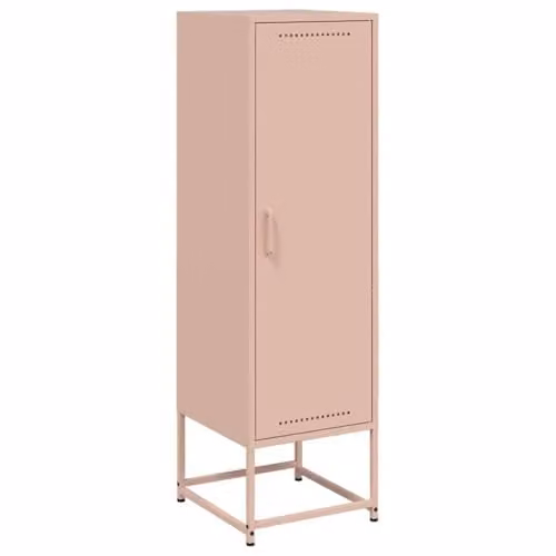 vidaXL Industrial Metal Highboard in Pink, W/D/H: 36 x 39 x 123 cm