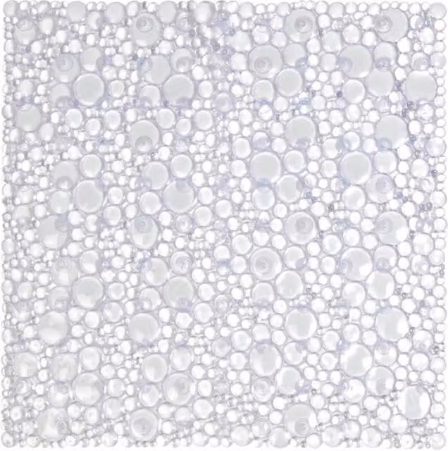 Showerdrape Hydro Anti Slip Clear PVC Shower Mat W/D: 50 x 50 cm