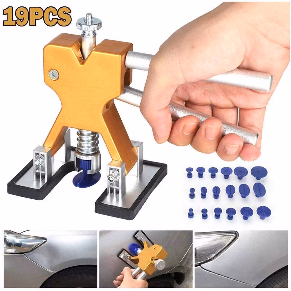 SPETLEK Car Dent Repair Kit Paintless Dent Puller Lifter in Yellow – 3