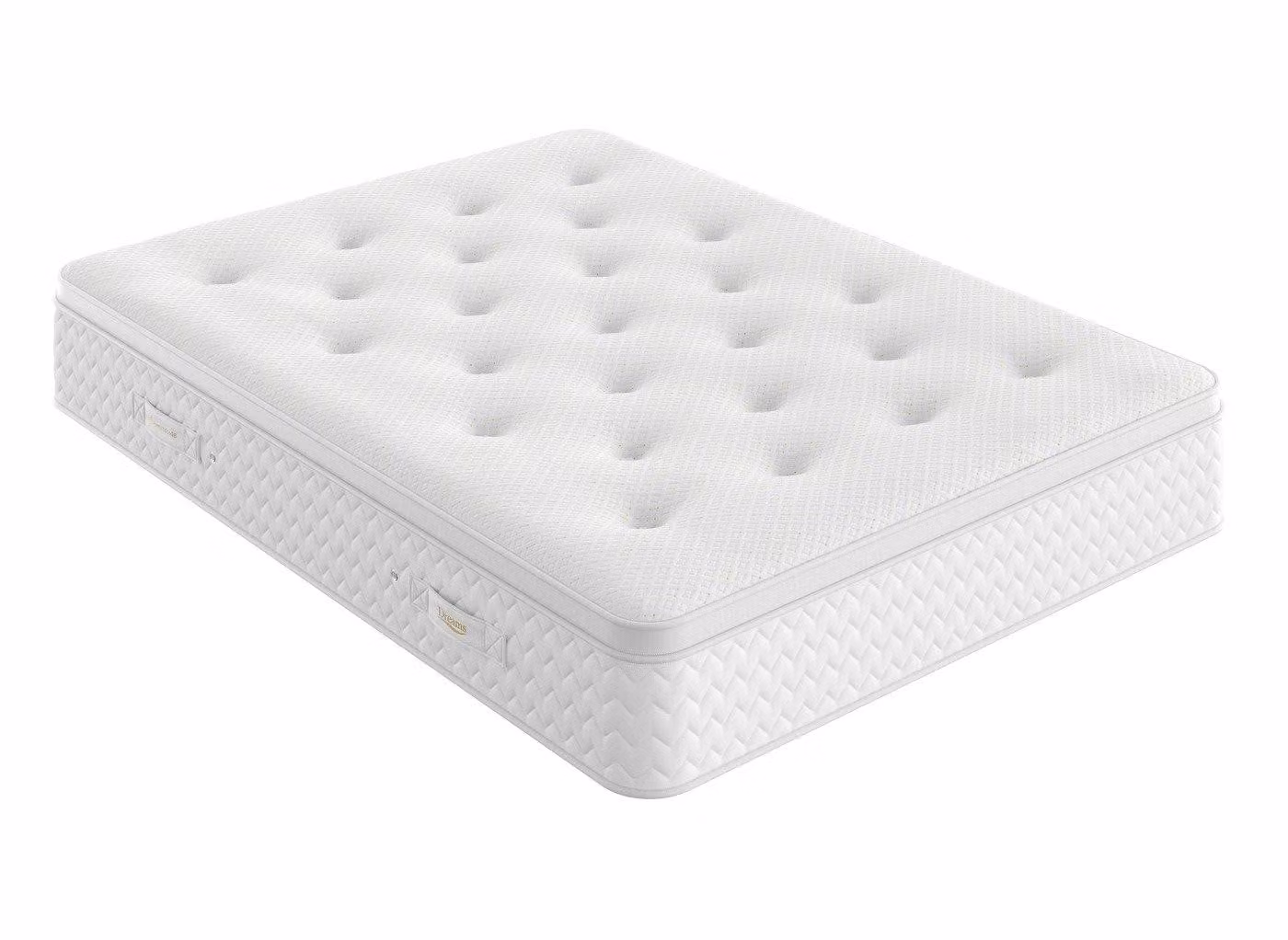 Dream Team Gold Lynmouth Pocket Spring Mattress in Gold and White