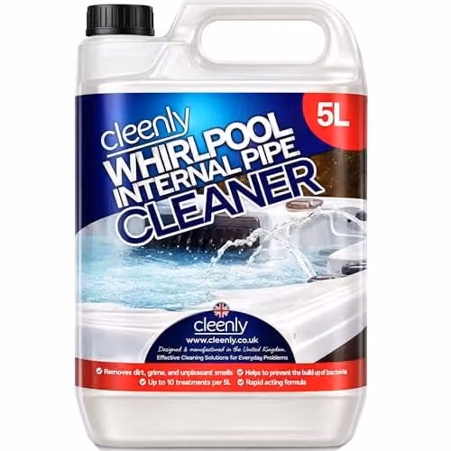 Cleenly Whirlpool Internal Pipe Cleaner for Hot Tubs, Spas and Pools, 5 l