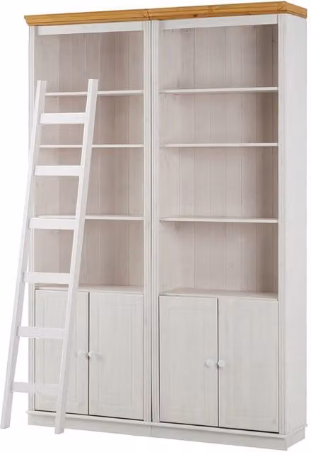 Dorel Anita Wall Unit G in White and Honey