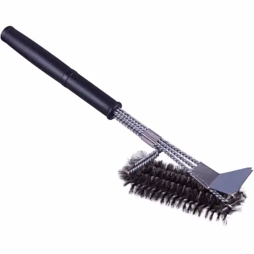 Long Handled BBQ Cleaning Brush with Stainless Steel Scraper and 360 Degree Heavy Duty Wire Bristles for Gas and Charcoal Barbecues, W/D/H: 7 x 19.5 x 39 cm – 2