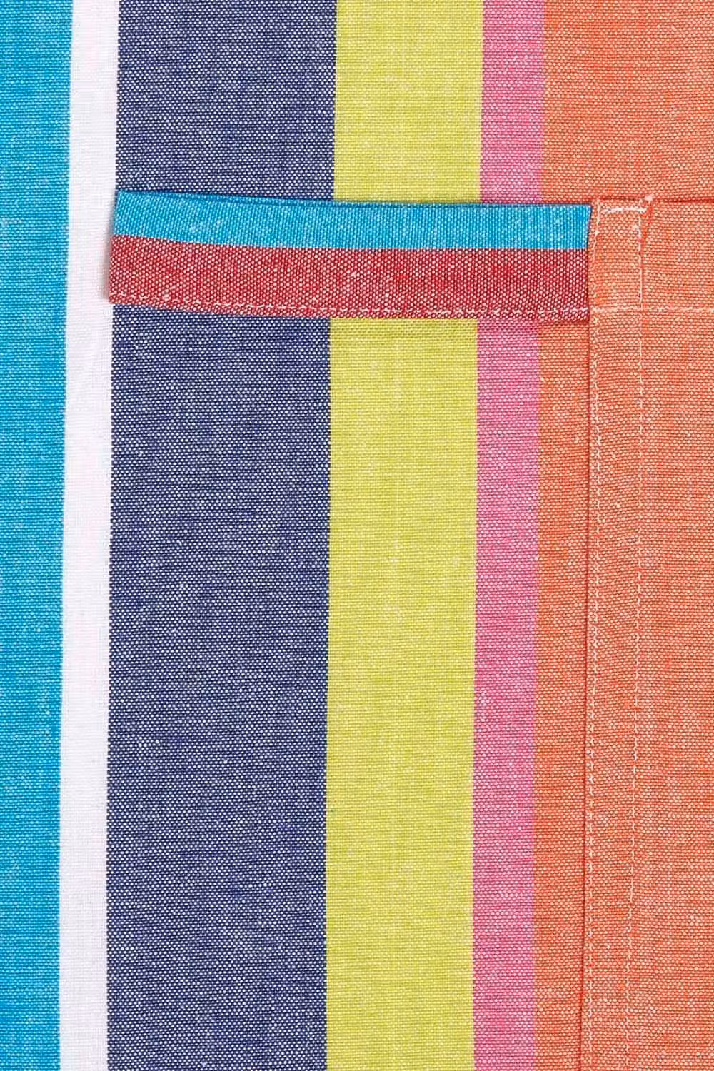 Homescapes Multicolour Striped Cotton Chef Apron, W: 80 cm, H: 110 cm – 2