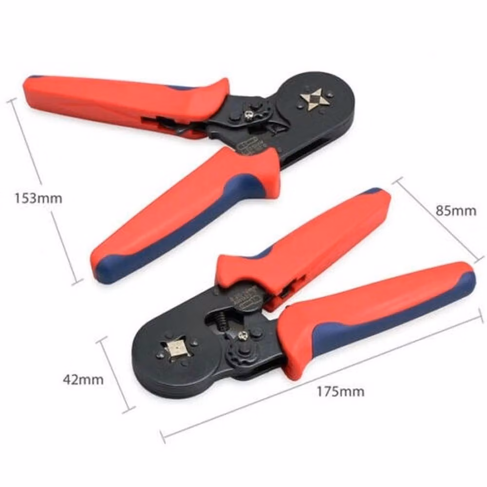 VOGREX HSC8-6-4A Bootlace Ferrule Crimping Pliers, AWG23-7, Red – 2