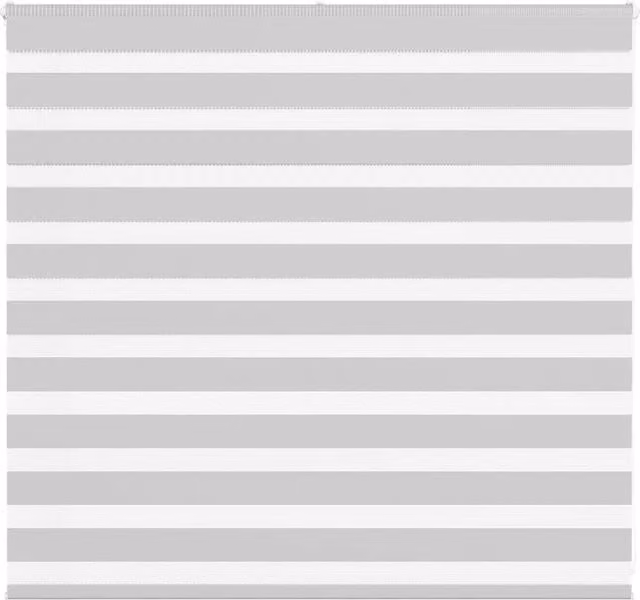 Berkfield Home Zebra Blind in Grey Polyester, W: 160 cm, H: 100 cm