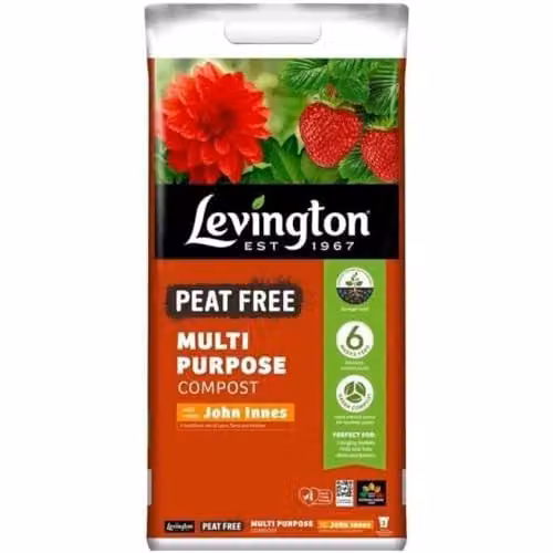 Levington Peat Free Multi-Purpose Compost, 10 l