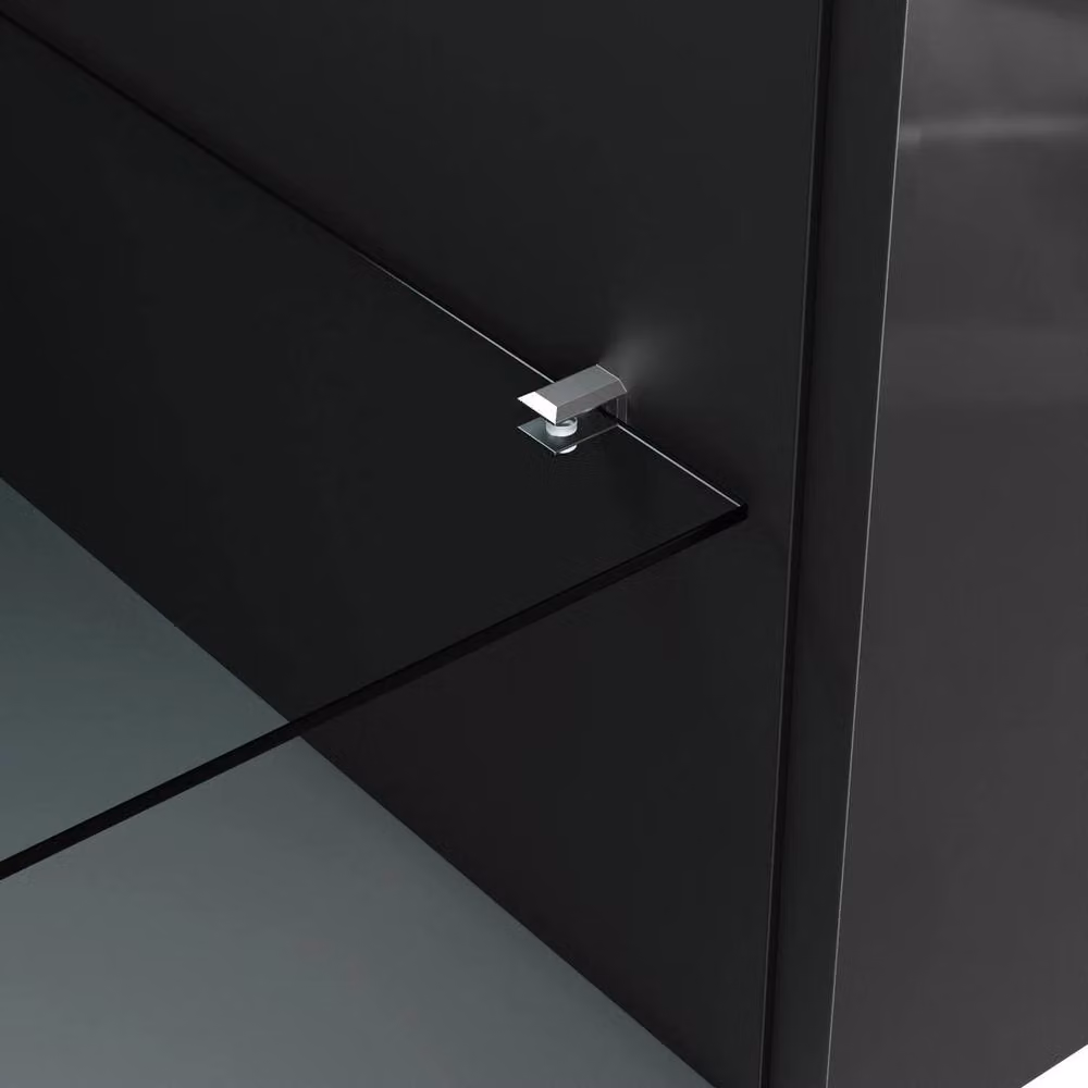 FLAVORA High Gloss TV Stand Entertainment Cabinet in Black, W/D/H: 120 x 50 x 35 cm – 2